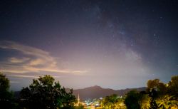 Il cielo stellato estivo a Cervarezza, Appennino Tosco-Emiliano