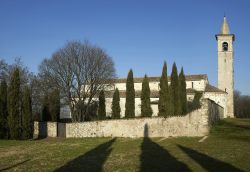 Il complesso architettonico di San Pancrazio a Montichiari, XII° secolo, Lombardia.
