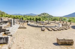 Il complesso di templi nell'antica città di Kaunos, Dalyan, Turchia.



