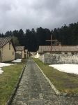 Il complesso monastico dell'Eremo di Camaldoli fotografate in inverno con la neve