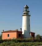 Il faro di Goro sul Delta del Po, provincia di Ferrara, Emilia-Romagna.
