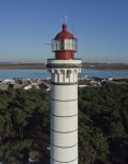 Il faro di Vila Real de Santo Antonio nei pressi del fiume Guadiana, Portogallo.

