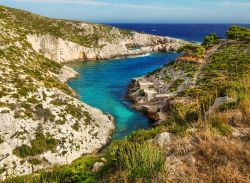 Il fiordo di Porto Limnionas, isola di Zante ...