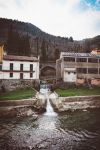 Il fiume Bisenzio a Cantagallo in Toscana, provincia di Prato