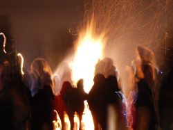 Il fuoco della Festa di Sant'Antonio ad Albano di Lucania, Basilicata