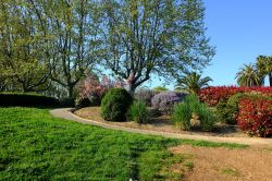 Il giardino di Park Exflora a Juan Les Pins in Costa Azzurra (Francia)