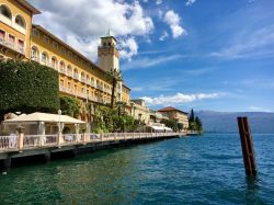 Il Grand Hotel di Gardone Rivera, nel passato funse da ospedale.