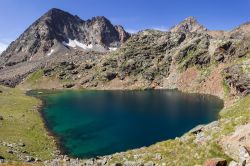 Il secondo lago di Lussert sulle montagne di Cogne in Valle d'Aosta.