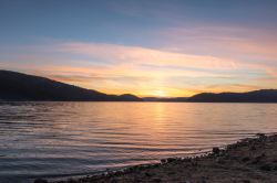 Il Lago Arvo sulla Sila in Calabria. Si trova ad oltre 1250 metri di altitudine