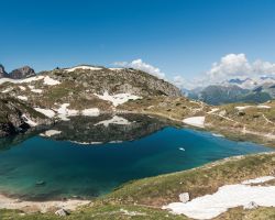 Il Lago Coldai uno dei piu belli delle Alpi si trova vicino ad Alleghe ai piedi del CIvetta