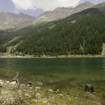 Il Lago di Ceresole Reale, siamo ai confini del Parco Nazionale del Gran Paradiso, in Piemonte.