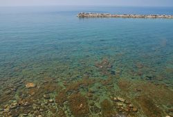 Il mare limpido di Diamante, siamo sulla Riviera dei Cedri in Calabria.