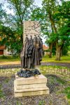 Il memoriale dell'olocausto nel centro di Sopron, Ungheria.



