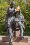 Il monumento all'incoronazione di Enrico I° a Quedlinburg, Germania.
