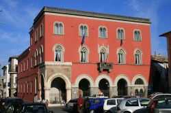 Il Municipio di Campagnano di Roma nel Lazio.