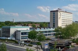 Il municipio (Rathaus) di  Wolfsburg, Bassa Sassonia