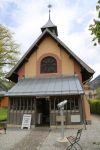 Il museo di Sherlock Holmes a Meiringen, Svizzera, vicino alle cascate di Reichenbach. Inaugurato nel 1991, questo spazio museale si trova nel seminterrato dell'antica chiesa inglese al ...