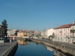 Il Naviglio Grande a Corsico, città metropolitana di Milano  - © GFDL, Wikipedia