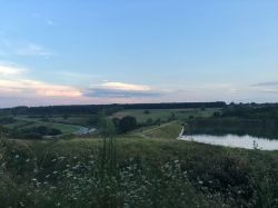 Il paesaggio rurale nei dintorni di Kragujevac, in Serbia