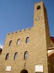 Il palazzo del Comune di Castiglion Fibocchi in Toscana