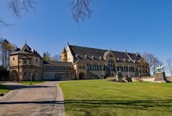 Il Palazzo Imperiale di Goslar, Sassonia, Germania. Eretto per volere dell'imperatore Enrico II° e costruito fra il 1005 e il 1056, è stato quasi completamente ristrutturato negli ...