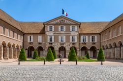 Il Palazzo Municipale di Beaune, Borgogna, con la bandiera francese - © Steve Allen / Shutterstock.com