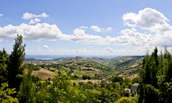 Il panorama che si ammira dalla cittadina di Atri in Abruzzo