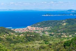 Il panorama dal Monte Capanne (Elba): sulla costa Marciana Marina
