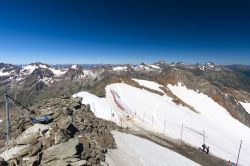 Il panorama dall'Hinterer Brunnenkogel (3438m) nelle alpi Austriache