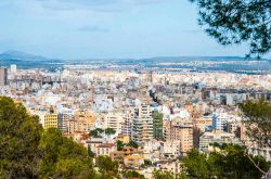 Il panorama del centro di Palma di Maiorca, il capoluogo delle Isole Baleari