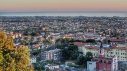 Il panorama di  Marina di Massa dalla fortezza di Massa In Versilia