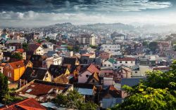 Il panorama sulla cittài Antananarivo, la capitale del Madagascar.