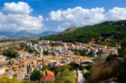 Il panorama di Bitti in Sardegna, siamo in provincia di Nuoro.