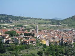 Il panorama di Thiesi, cittadina della Sardegna