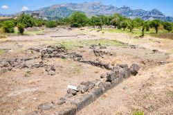 il parco archeologico a Giardini Naxos in Sicilia