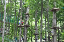 Il Parco Avventura a Roncola, Lombardia