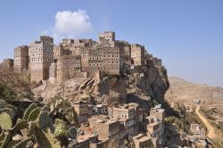 Il pittoresco villaggio di Al Hajjarah sulle  Haraz mountains, nello Yemen