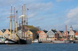 Il pittoresco villaggio di Urk in Olanda, regione di Flevoland 