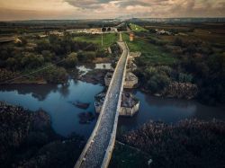 Il Ponte Romano sul fiume Ofanto vicino a Canosa di Puglia