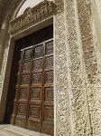 Il portale d'ingresso della Basilica di Santa Caterina a Galatina, Puglia.



