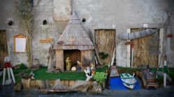 Il presepio Graisani de pal nel centro della città di Grado in Friuli