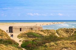 Il promontorio di Skagen sul punto più a nord della Danimarca. Nell'estremità settentrionale del paese si trova una penisola di sabbia chiamata Grenen che si estende nel punto ...