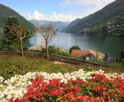 Il ramo occidentale del lago di Como fotografato dal comune di Faggeto Lario - © Zocchi Roberto / Shutterstock.com