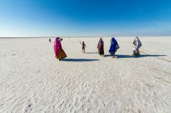 Il Rann of Kutch il deserto di sale del Gujarat, in India sul confine con il Pakistan