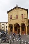 Il santuario di Santa Maria della Pioggia a Bologna, Emilia-Romagna. Questa piccola chiesetta situata in via Riva Reno ospitava un tempo l'antico oratorio di San Bartolomeo di Reno - © ...