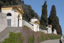 Il Santuario Giubilare delle Sette Chiese a Monselice, Veneto.