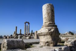 Il sito archeologico della cittadella romana Amman conosciuta con il nome arabo di Jabal al-Qal'a - © Kim Briers / Shutterstock.com