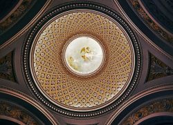 Il soffitto decorato della cupola di San Nicola a Lipsia, Germania - © A G Baxter / Shutterstock.com