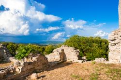 Il Tempio dell'Acropoli di Cosa, insediamento romano nel territorio di Ansedonia, Toscana