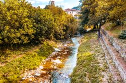 Il torrente Tramazzo a Tredozio in Romagna